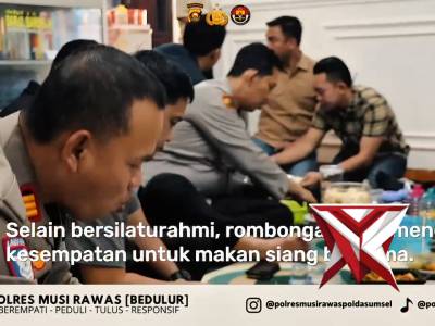 Silaturahmi untuk mempererat ukhuwah ??Pada Minggu, 29 Maret 2026 sekira pukul 13.00 WIB