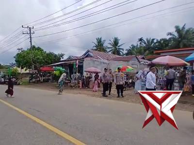 Pengamanan Personil Polsek Penarik dalam Rangka Harlah NU ke 103 Mukomuko