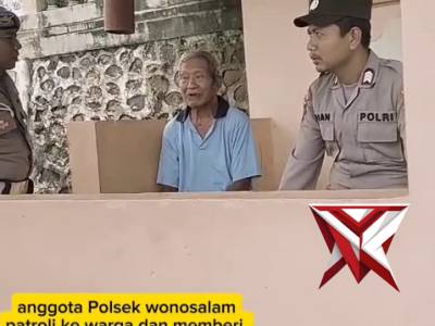 Himbauan harkamtibmas bersama polsek wonosalam