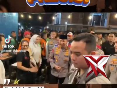 Kapolri Listyo sigit prabowo menyambangi kedai ado presisi, sebuah ruang sederhana yang berada
