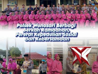 Polsek Wonosari Berbagi Berkah Ramadhan, Pererat Kepedulian Sosial dan Kebersamaan