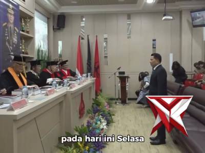 Kapolda Sulawesi Utara, atas promosi gelar Doktor Ilmu Hukum