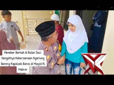 Menebar Berkah di Bulan Suci: Hangatnya Kebersamaan Ngariung Bareng Kapolsek Baros di Masjid Al Mabr