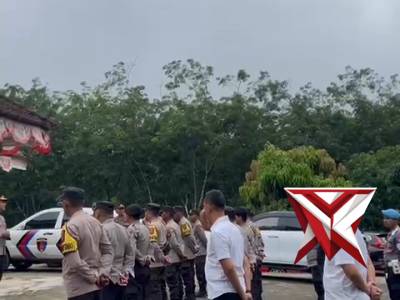 KUNKER WAKA POLRES OKU KE POLSEK SOSOH BUAY RAYAP KAB OKU.