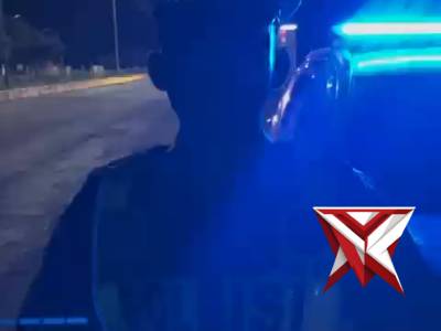 Personil sat lantas polres musi rawas melaporkan Arus lalu lintas