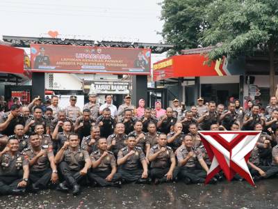 UPACARA KENAIKAN PANGKAT ANGGOTA POLRES PONOROGO TMT 1 JANUARI 2025