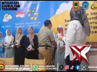 DENSUS 88 AJAK PELAJAR TOLAK Paham IRET DAN BIJAK BERMEDIA SOSIAL
