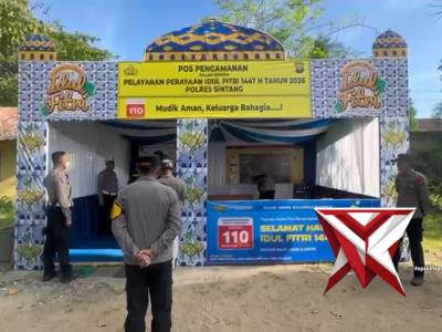 Kapolres sintang cek langsung pos operasi ketupat polres sintang - PoliceTube