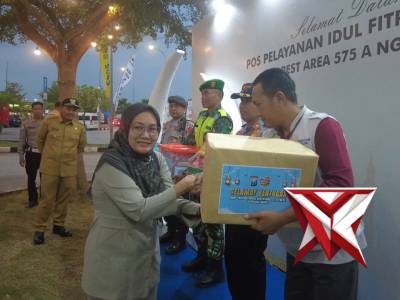 kunjungan serta pengecekan di Pos Terpadu Monumen Soerjo dan Pos Pelayanan Rest Area 575 A dalam ran