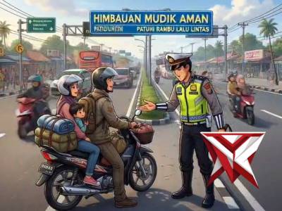 Persiapkan mudik dan arus balik lebaran semaksimal mungkin...Himbuan dr Satlantas Polres Mura - PoliceTube