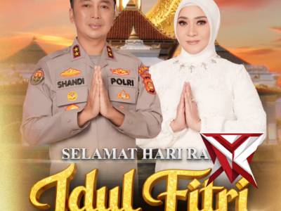 Kepala Kepolisian Daerah Sumatera Selatan Beserta Staff dan Jajaran Serta Bhayangkari Mengucapkan