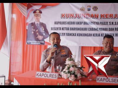 Pelayanan Prima Jadi Sorotan Kunker Kapolres Kediri di Polsek Wates