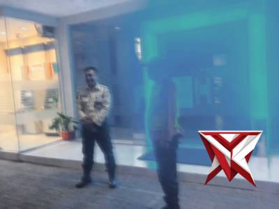 Patroli malam hari dengan metode blue light on the night