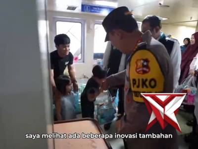 Sapa pemudik di merak, Kapolri hadirkan pelayanan maksimal