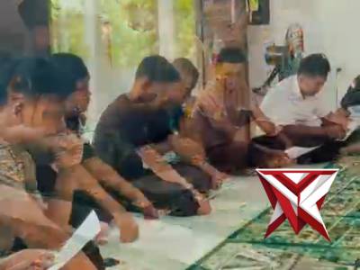 Belajar mengaji bersama personil muslim polres maluku barat daya