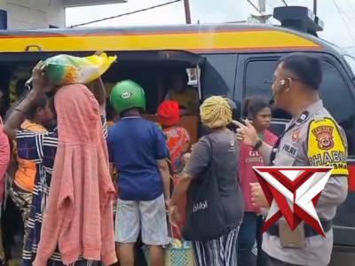 GERAKAN PANGAN MURAH HARI KE - 10 POLRES MERAUKE