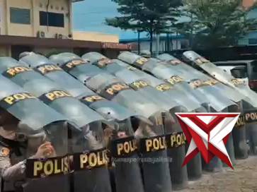Asistensi Ditsamapta Polda Jateng di Polres Tegal Kota
