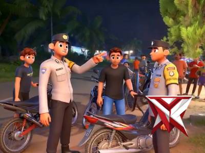 Personil patroli Polsek Bts ulu himbawan pengguna jalan