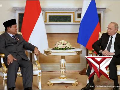 Presiden Prabowo Bertemu Presiden Putin di Istana Konstantinovsky, St. Petersburg, 19 Juni 2025