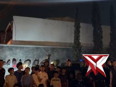 Personel Patroli Perintis Presisi Polres Cimahi dipimpin oleh Kanit II Dalmas Samapta - IPDA DWY SAP