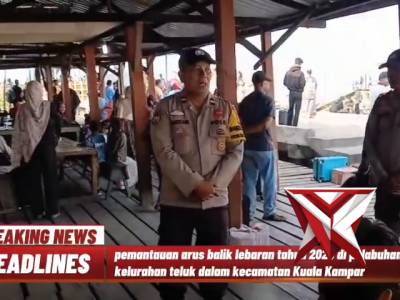 Pantauan Arus Balik di Pelabuhan Teluk Meranti
