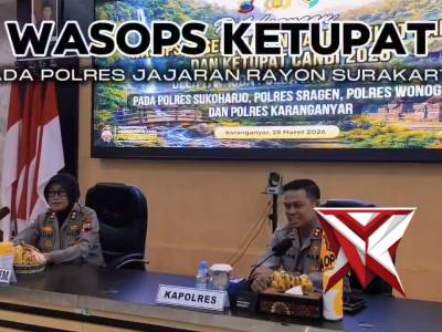Itwasda Polda Jateng Melaksanakan Wasops Ketupat Candi 2026 di Rayon Polresta Surakarta - PoliceTube