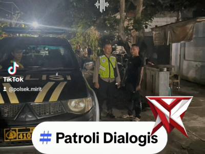 Patroli Dialogis Polsek Mirit