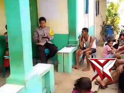 Bhabinkamtibmas polsek mdona hyera sambangi warga dan berikan himbauan terkait ketahanan pangan - PoliceTube