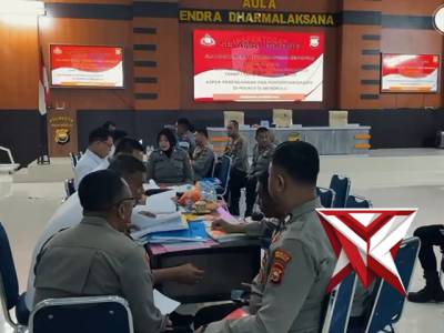 Bengkulu &ndash; Polresta Bengkulu melaksanakan kegiatan pengawasan dan pemeriksaan (Wasrik) oleh Tim Audi - PoliceTube