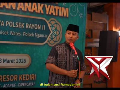 Buka Bersama Rayon 2, Polres Kediri Pererat Kebersamaan di Bulan Ramadan