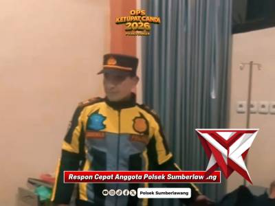 Respon Cepat Laporan Warga, Polsek Sumberlawang Evakuasi Pemudik Pingsan di SPBU Kacangan