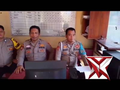 Gotong royong Polsek pampangan