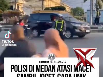 Giat Gatur Kemacetan Arus Lalulintas oleh Anggota Lantas