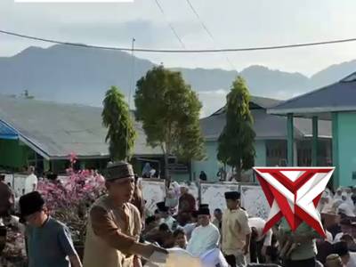 POLRES LEBONG AMANKAN SHOLAT IED MUHAMMADIYAH