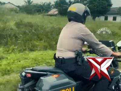 Giat anggota polsek Airgegas melaksanaakan patroli R2 Di wilkum Airgegas