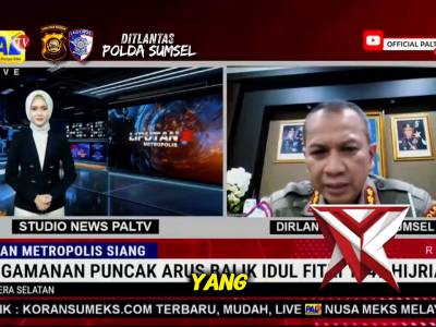 Direktorat Lalu Lintas Polda Sumatera Selatan melaksanakan kegiatan zoom meeting bersama PAL TV