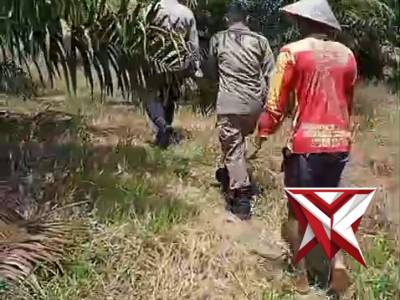 Personil Polsek Riau Silip Bersama Bhabinkamtibmas Patroli Himbauan