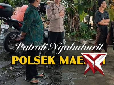PATROLI NGABUBURIT POLSEK MAESAN - PoliceTube