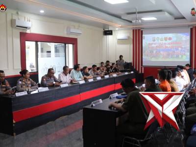 Rapat Koordinasi Lintas Sektoral Kesiapan Pam Idul Fitri 1447 H