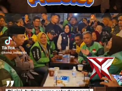 Kapolri menyambangi kedai ado presisi