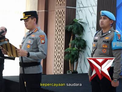 Upacara Pelantikan Jabatan Kabagops Polresta Bandara Soekarno Hatta