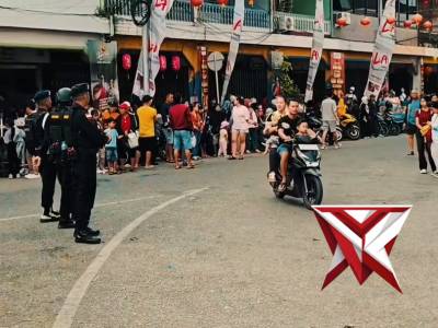 pengamanan Cap Go Meh 2026 di Singkawang Wadanyon B Pelopor