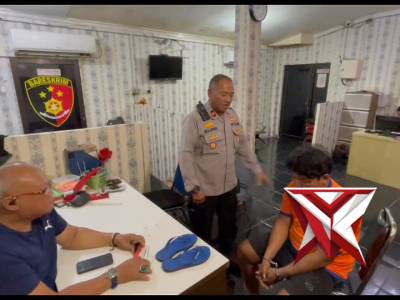 Polsek Sawahan Amankan Pelaku Begal