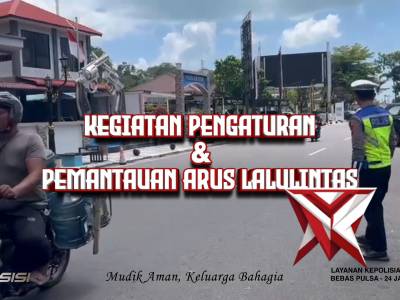 Kegiatan Pengaturan dan Pemantauan Arus Lalulintas