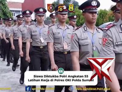 KEGIATAN SISWA LATJA ANGKATAN 53 DI POLRES OGAN KOMERING ILIR