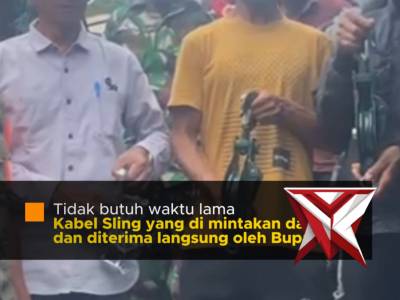 Bantuan Tali Sling Untuk Jembatan Roboh