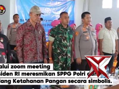 Kapolres Kepulauan Sula AKBP Kodrat Muh Hartanto, SIK meninjau langsung progres pembangunan SPPG