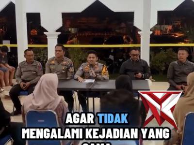 etelah para remaja yang terjaring balap liar dibawa ke Polres Tuban