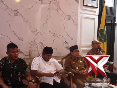 Kapolres Sumenep Zoom Meeting Koordinasi Optimalisasi Siskamling