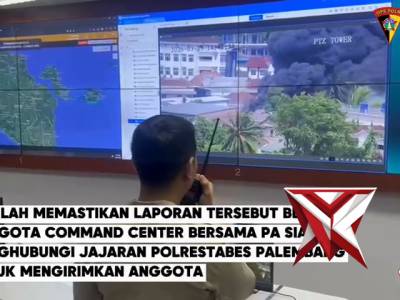 Respon Cepat Call center 110 Polda Sumsel